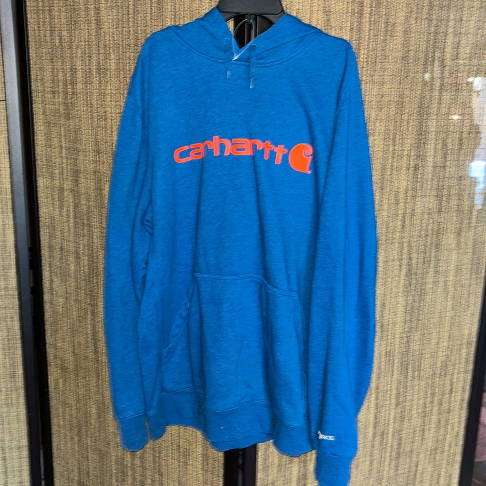 Blue/orange Carhartt sweatshirt
